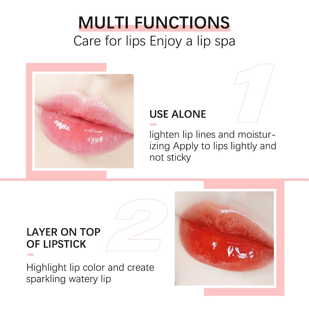 Hydrating Lip Glow Oil, Moisturizing Lip Glow Oil, Lip Plumper Gloss, Transparent Lip Gloss, Lip Oil, Plumping Lip Oil, Lip Balm, Tinted Lip Balm Lip Care