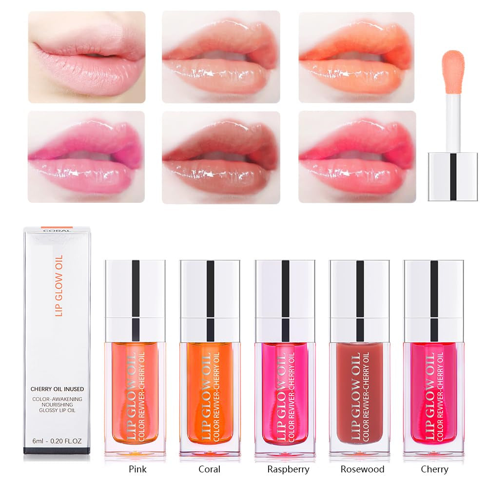 Hydrating Lip Glow Oil, Moisturizing Lip Glow Oil, Lip Plumper Gloss, Transparent Lip Gloss, Lip Oil, Plumping Lip Oil, Lip Balm, Tinted Lip Balm Lip Care